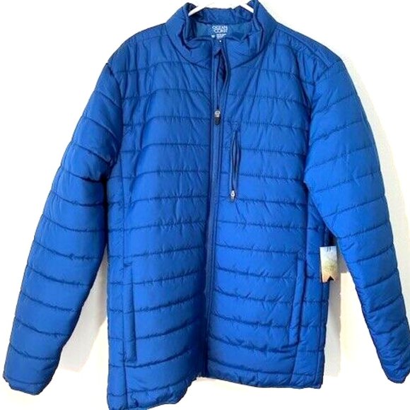 Ocean an Coast Size "M" Men's Puffer Jacket - Orca Blue (15402) - Picture 1 of 6